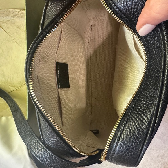 GUCCI Authentic Italian Soho Disco Black Leather Crossbody Bag - Picture 5 of 7